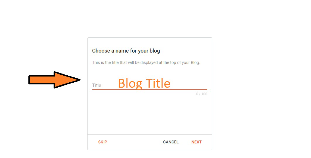 create blogger account