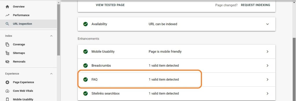 search FAQ