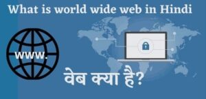 what is web in hindi